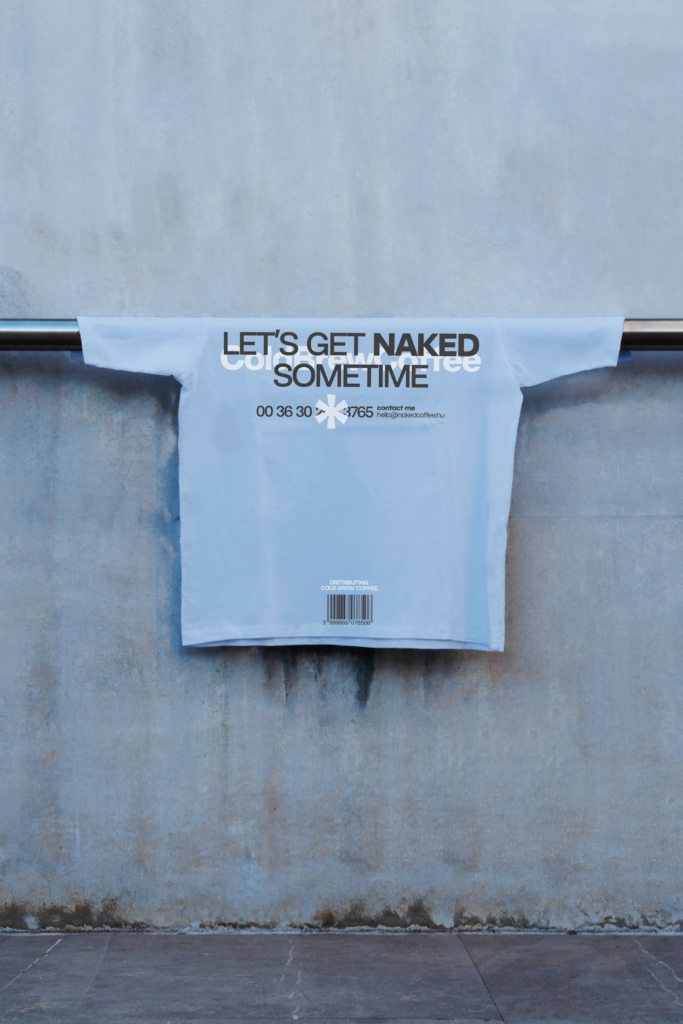 naked coffee póló